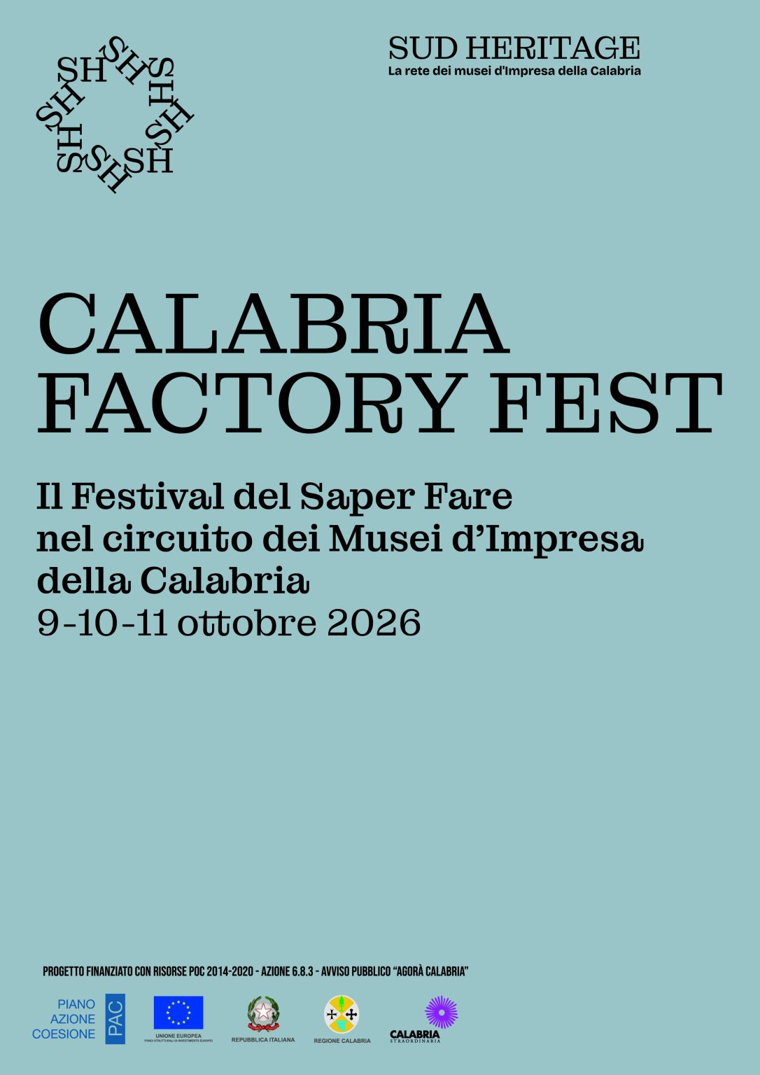 CALABRIA FACTORY FEST Il Festival del Saper Fare nel circuito dei Musei d’Impresa della Calabria 9-10-11 ottobre 2026