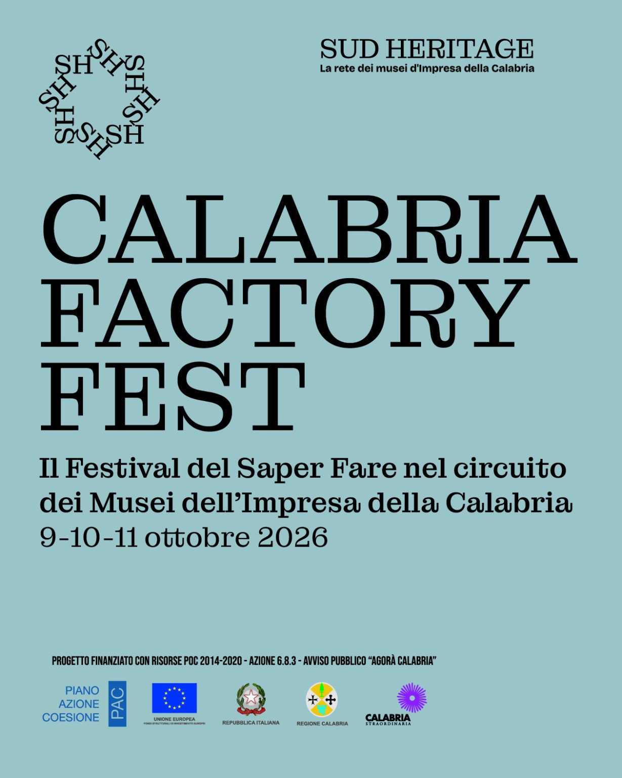 sh calabria factory festival 2026 post